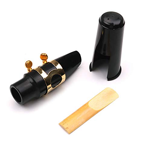 MUPOO Tenor Plastic Mouthpiece Metal Buckle Reed Kit for Tenor Sax Saxophone Saxophone Parts(TENOR)