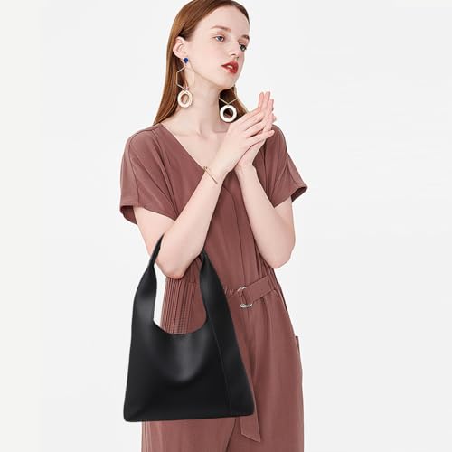 Bolsa Hobo Slouchy Para Mujer en Cuero PU Retro miniatura 2