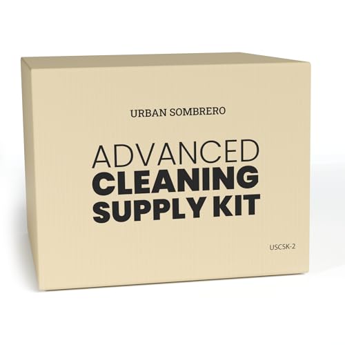 URBAN SOMBRERO Advanced Cleaning Supply Kit - Bleach, Cleaners, Dish Soap, Laundry & Trash Bags