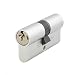 Produktbild ABUS TITALIUM Doppelzylinder TI14 40/55 inkl. 3 Schlüssel, mit Not- und Gefahrenfunktion, Schließung TD00168