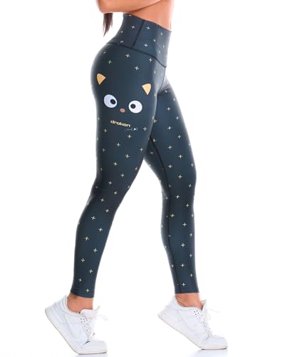 Drakon Colombian Workout high Waisted Leggings for Women | Compression Tight Crossfit Yoga Pants Many Styles