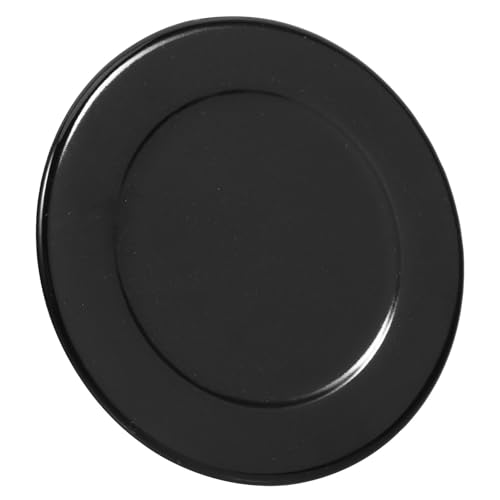Garneck Cubre Fuegos Cocina Gas de Hierro Negro, Diseño Reutilizable y Ahorra Espacio para Uso en Cocina Moderna, Reemplazo del Cabezal del Quemador Estufa de Gas