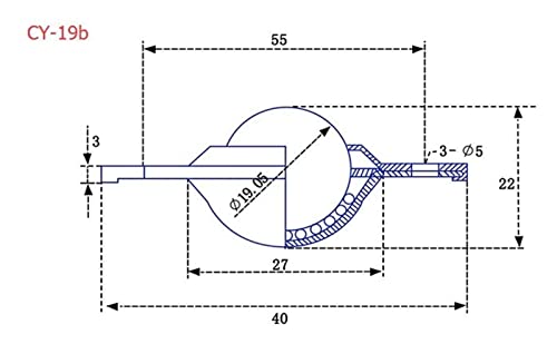Roulement à billes robuste de transfert pour une glisse fluide à 360°
