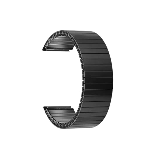 Bracelet de montre elastique en acier inoxydable extensible 14 a 22mm