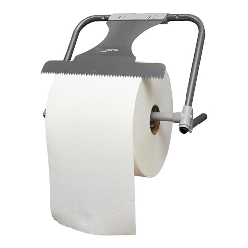 JOFEL PORTABOBINA Industrial METALICO Mural con Sierra DE Corte para BOBINAS DE hasta 500 M 435X416X285 MM Marca