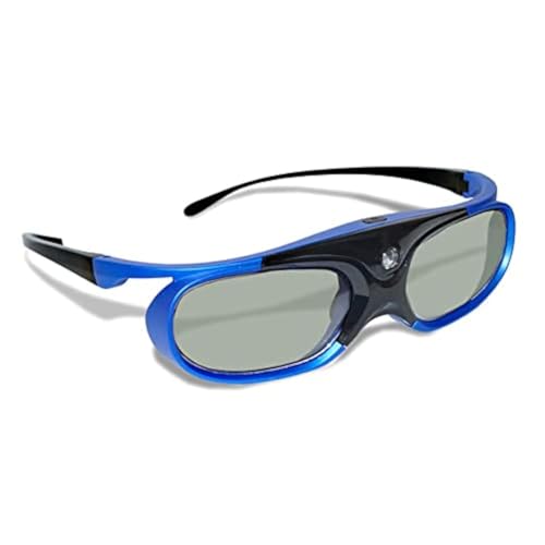 Universal 3D Glasses, DLP-Link Active Shutter Glasses with 80mAh Rechargeable Battery, 50 Hours of Continuous Work, Goggles for Mainstream DLP Projectors - Thumbnail 2
