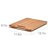Appliance Slider Tray for Coffee Maker Kitchen Rolling Tray for Countertop Wood Coffee Slider Tray with Rubber Wheels Organization Accessories #1