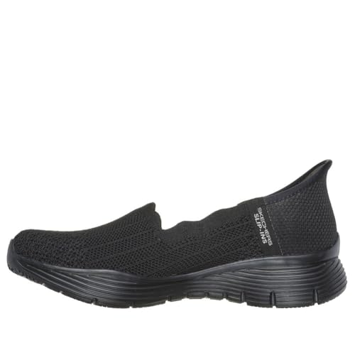 Skechers Skechers Women's Hands Free Slip-Ins Seager - Believe It, Black, 10