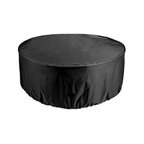 rayinblue 6 Seater Round 1.1x2.3m Outdoor Waterproof Patio Furniture Set Cover Covers Table Bench Garden Cover