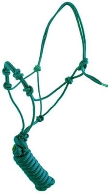 Yearling Cowboy Knot Halter & Lead (Teal)