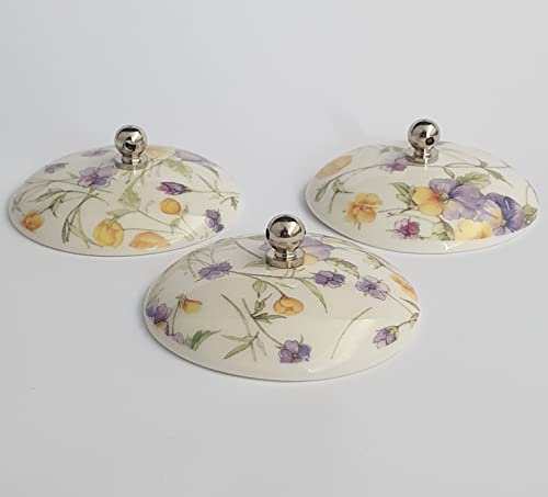 Tapón baño Porcelana 3 uds Primavera Cover