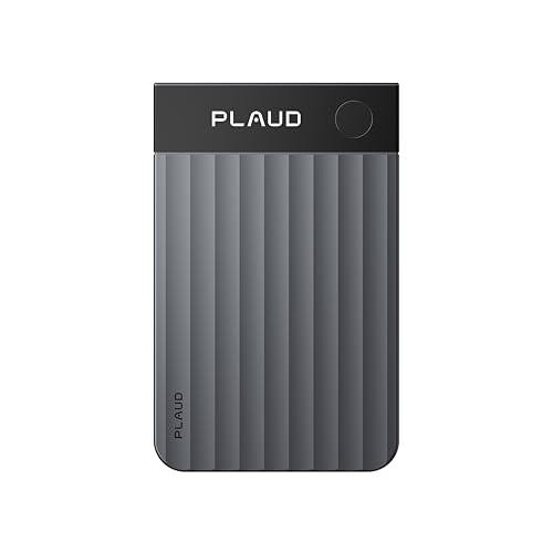 Plaud Note Pro AI Voice Recorder Transcribe & Summarize with AI App Control Note Taker for Meetings & Calls Supports 112 Languages Ultra-Slim w/InstantView Display Case Included Black