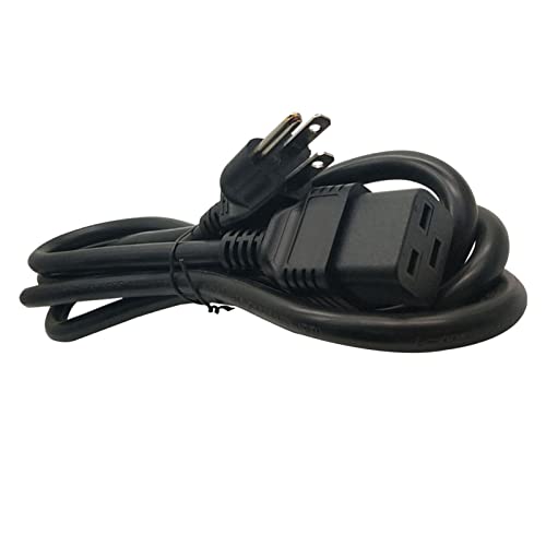 Shiwaki 米国 NEMA 5-15P から C19 電源コード 電源ケーブル コネクタ 3 プロング オスからメスの電源ケーブル ワイヤ