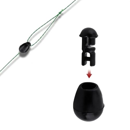60 piezas de cuentas rápidas para pesca carpa miniatura 3