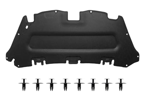 GEPCO Tapis d'isolation pour capot de moteur avec clips compatible avec Citroën Berlingo II 2008-2018, Peugeot Partner II 2008-2018 1679980480