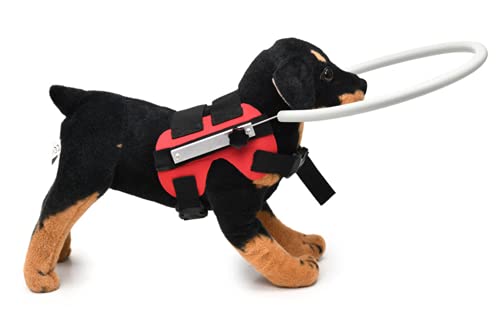 GabeFish Arnês para cães cegos, anel leve para animais de estimação, para-choque para cães cegos, pr