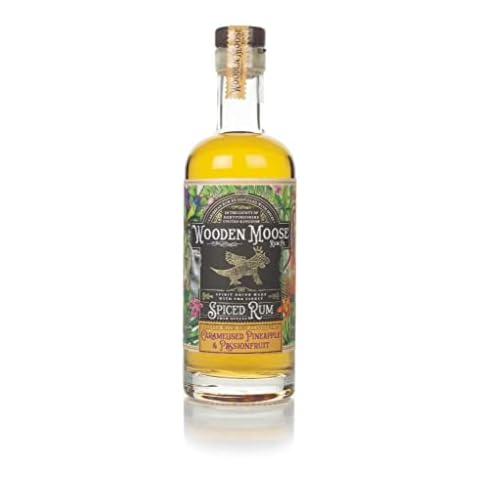 Wooden Moose Rum Co. - Caramelised Pineapple and Passionfruit Spiced Rum - 500ml - 40% ABV Cover