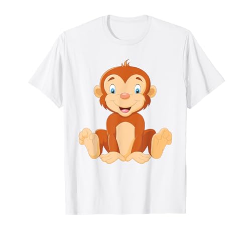 zoológico animal niños mono Camiseta