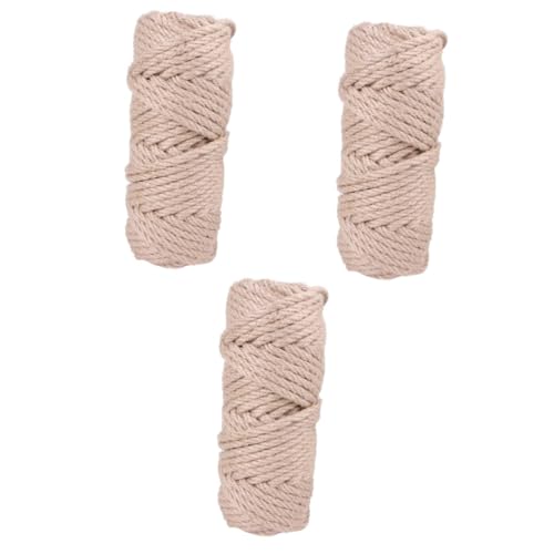 DOITOOL 3 Pecas Corda de cânhamo de gato de estimação corda de juta arranhador de gato brinquedos co