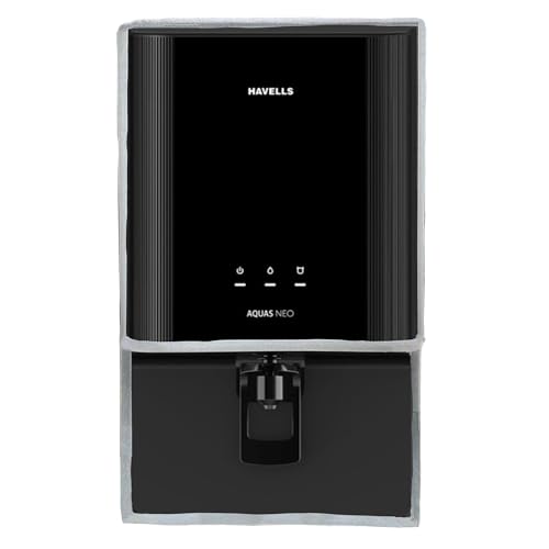 Image of Lyle RO Water Purifier Cover Compatible with Havells Aquas Neo, Lite & Pro | Waterproof & Dustproof, Oil and Stain Resistant, Transparent Window, Velcro Closure, Easy To Find