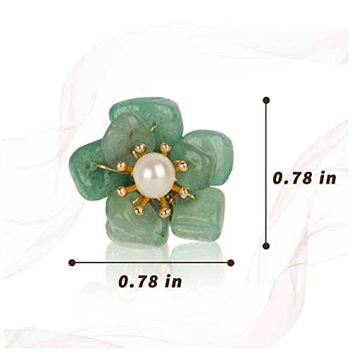 Elexis Green Real Jade Stud Earrings For Women Trendy Crystal Gemstone Betsey Johnson Unique Van Cleef Dainty Emerald Jewelry Set For Girls Bling Daisy #TOP7