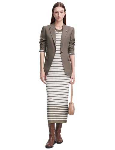 Manteau de smoking femme revers de pointe coupe tailleur premium