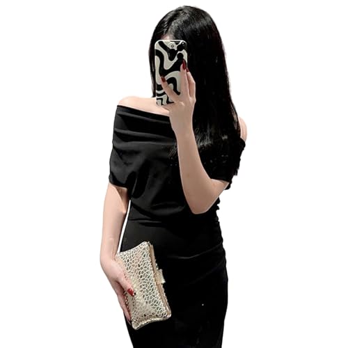 Sac de soirée pour femme élégant avec bandoulière amovible en métal doré - 7