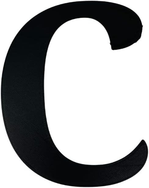 Alphabet Wall Sign Lettering - Decorative 3D Printed Home Sign - Personalize your Living Room and Bedroom Wall - Letter Symbol Wall Decor (C)