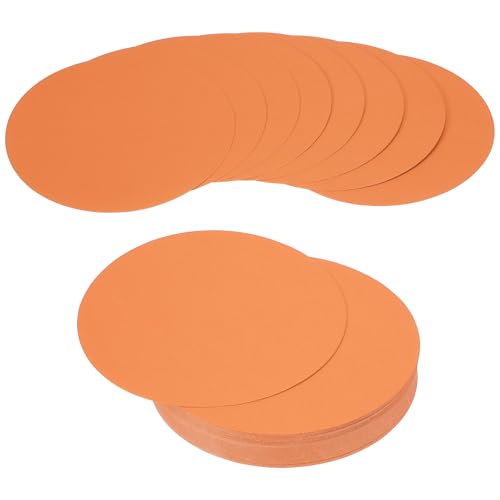 Carton circulaire orange pour fournitures d'impression et DIY projets d'artisanat