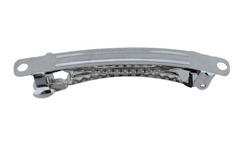 Trimweaver 24-Piece 60mm Double Lock French Style Barrette Hair Clip for Craft, 2-3/8-Inch