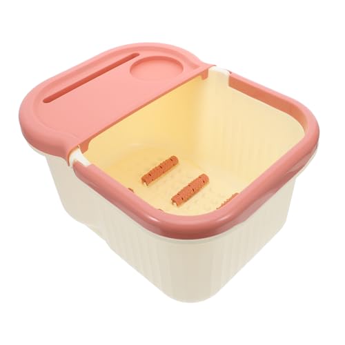 Bassine pour pédicure WOONEKY en plastique résistant pour bain de pieds et voyage