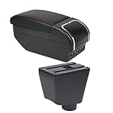 Para Renault para Clio 4 reposabrazos para Renault para Captur para Clio 3 III IV caja de reposabrazos de coche accesorios de coche caja de almacenamiento portavasos cenicero USB