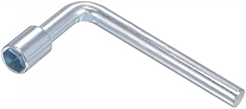 sourcing map 7mm Metric L Shaped Angled Open Hex 6 Point Socket Wrench, Single Ended