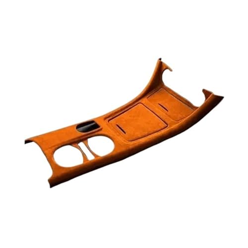 Insert de console en daim orange pour Mercedes Classe A W176 et CLA C117