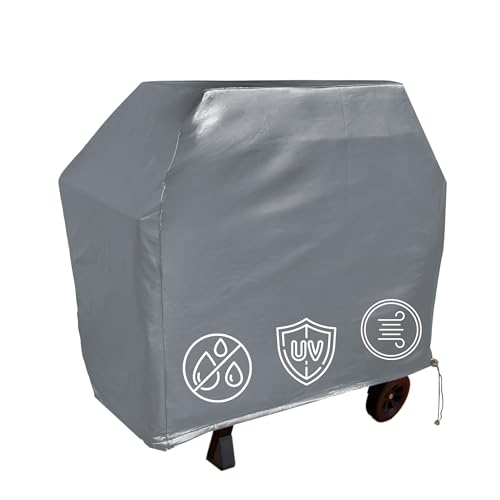 Formosa Covers | All Weather BBQ Outdoor Grill Cover - Soft Cotton Lining Protects Stainless Steel 8 Burner Freestanding Grill - 84" L x 26" D x 48" H Black Vinyl, Weber, Brinkmann, CharBroil