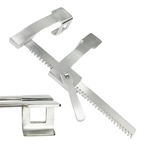 VR Instrument Supply FINOCHIETTO Rib Spreader Retractor Veterinary Medical Grade German Stainless Steel CE Length 12" Blade 2.5" X 2.5"