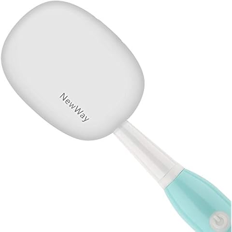 NewWay Mini Toothbrush Sanitizer Cover Rechargeable Travel Toothbrush Case with Holder for Houshold and Traving or Business Trip White Cover