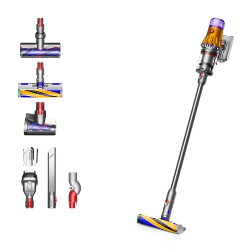 Dyson V12 Detect Slim Absolute Vaccum Cleaner, amarillo/níquel