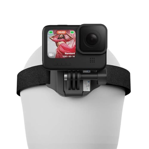 Image of TELESIN Head Strap Cap Clip Mount with Phone Clip Vertical Mount Kit, 2-in-1 Cellphone POV Selfie Holder Head Mount for Go Pro Max Hero 13 Insta360 DJI Action iPhone Android, Video, Vlog