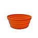 Ecoart Silicone Expandable Collapsible Bowl for Travel Camping Hiking (Orange(S))