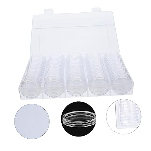 Caja para moneda con cápsula transparente miniatura 4