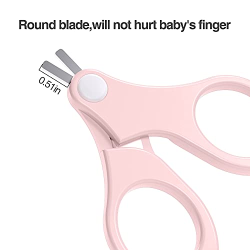 Baby-Nagelset, 4-in-1-Baby-Nagelpflege-Set mit niedlichem Etui, Baby-Nagelknipser, Schere, Nagelfeile & Pinzette, Baby-Maniküre-Set und Pediküre-Set für Neugeborene, Säuglinge, Kleinkinder – Bild 5