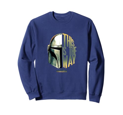 Sweatshirt Mandalorian Star Wars avec logo casque This Is The Way pour fan