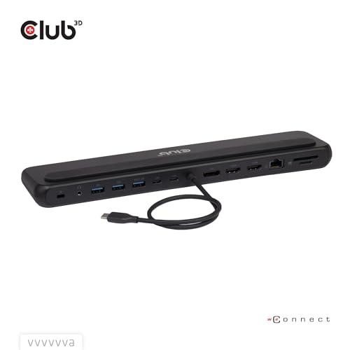 Station d'accueil USB-C Club3D CSV-2541 Triple Display avec alimentation 100W - 3