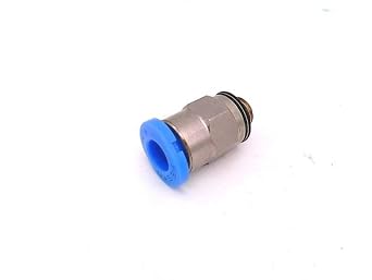 FESTO QSM-M3-4 153303,0.95 to 6 BAR, 1.1 MM Width, 10/Pack, Connection 1 M3 External Thread, Connection 2 for 4 MM OD TUBING, MINI Size, Pneumatic Fitting, Push-in