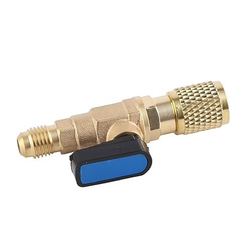 Válvula de bola para aire acondicionado, adaptador SAE 1/4 pulg miniatura 6