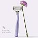 Flamingo Razors for Women, 1 Women's Razor Handle (Lilac), 13 Razor Five-Blade Refills, and 1 Shower Holder