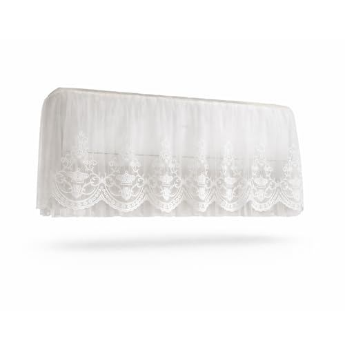 Myrthona Indoor Mini Split AC Dust Cover – Dustproof Fabric with Airflow-Diffusing Design, Reduced Direct Wind, and Decorative Look, Washable and Reusable, 36 Inches, Compatible with Operating AC