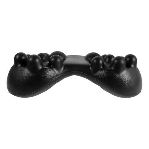 Coussin de massage lombaire noir pour soulager le mal de dos en position assise