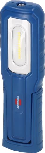 Brennenstuhl LED Akku Handleuchte HL 700 A/LED Arbeitsleuchte für außen IP54 (700+100lm, inklusive USB-Ladekabel, bis zu 10h Leuchtdauer, LED Taschenlampe mit Magneten und Haken)